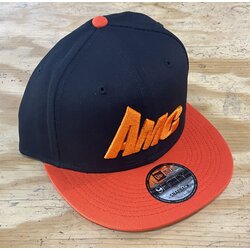 All Mountain Cyclery AMC Hat Orange / Black: Orange 3D AMC Logo
