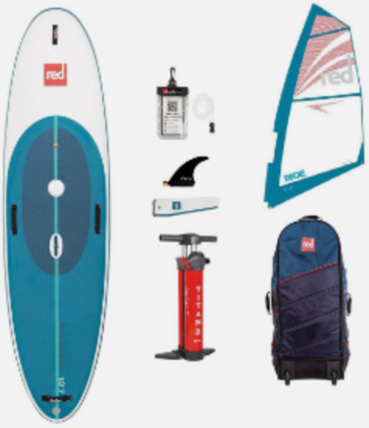 red paddleboard Windsurf 10.7 