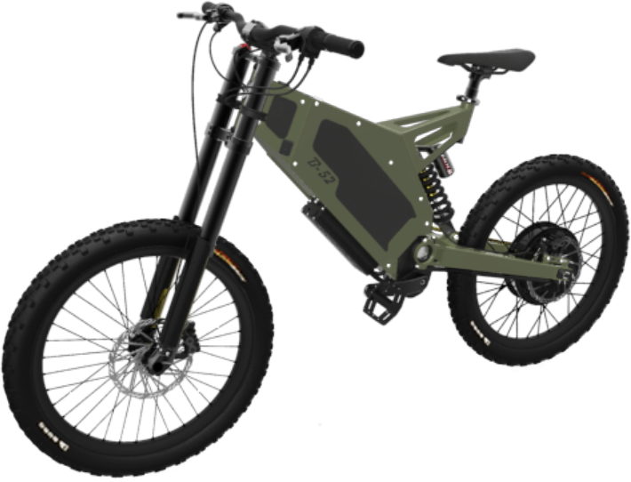 Stealth Electric Bikes B-52 (50MPH 