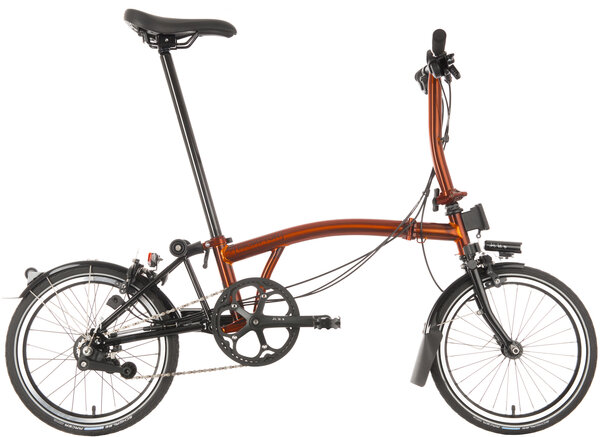 Brompton Brompton H6LX Black Edition Flame Lacquer
