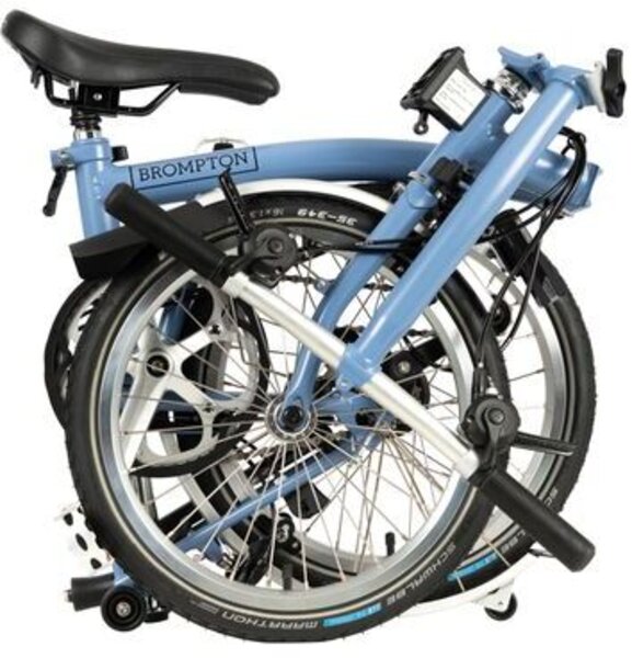 Brompton Brompton C Line Explore Low Handlebar Cloud Blue - The