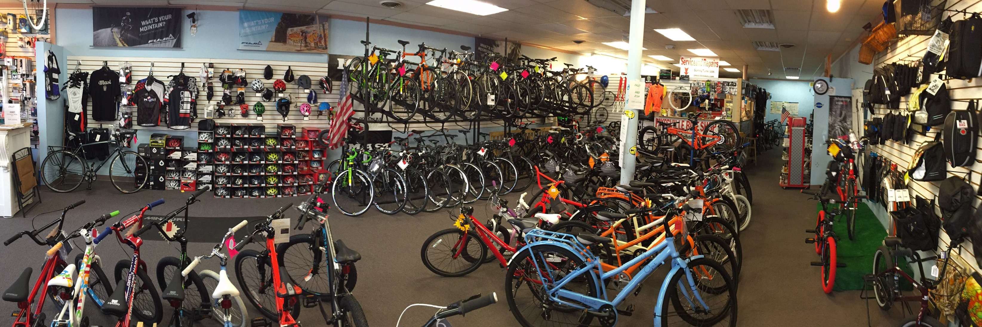 Interior of Pikesville Bike Shop