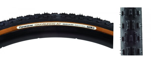Panaracer Panaracer Gravel king ac brn, gravel tire, 700x33