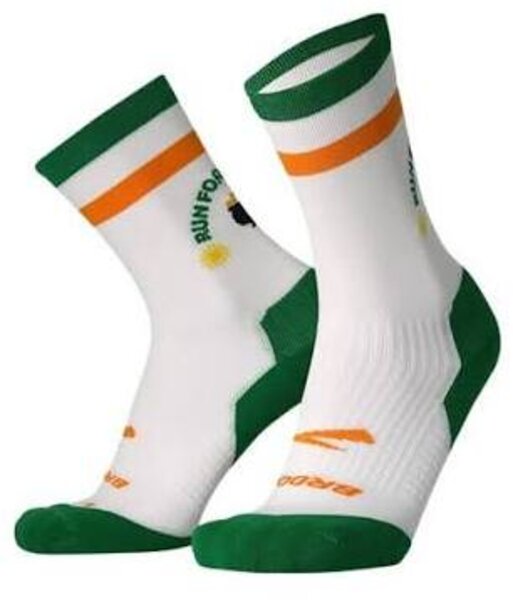 Brooks Ghost crew Run Lucky, running socks,