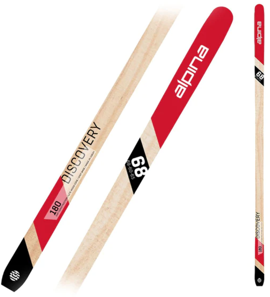 Alpina DISCOVERY 68 BACKCOUNTRY SKI Color: red