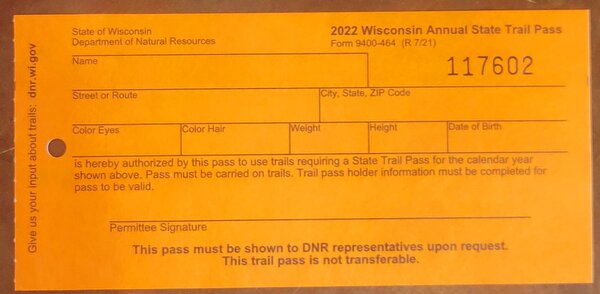  2023 State Trail Pass