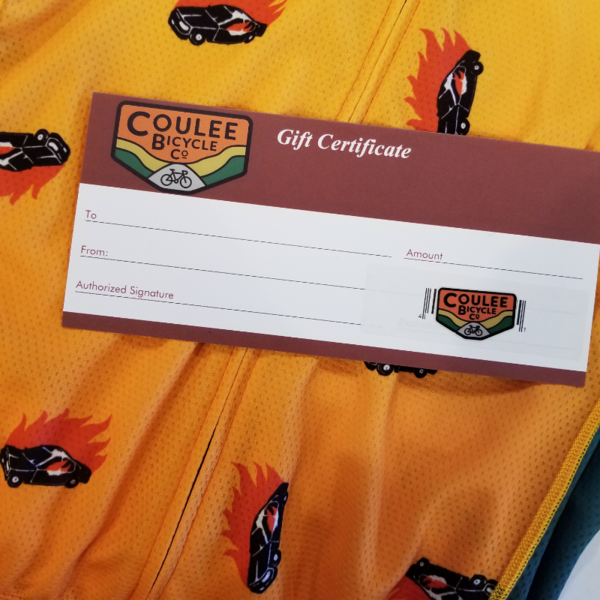 Coulee Bicycle Co Gift Card