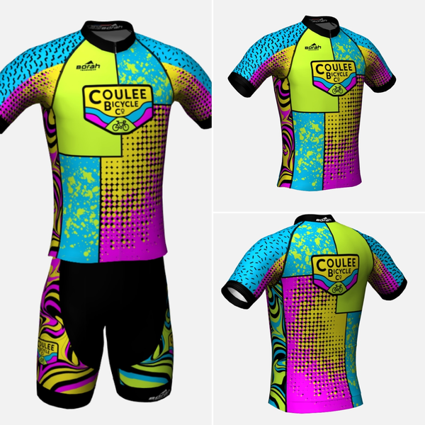 Coulee Bicycle Co CBC Shop Jersey - Neon