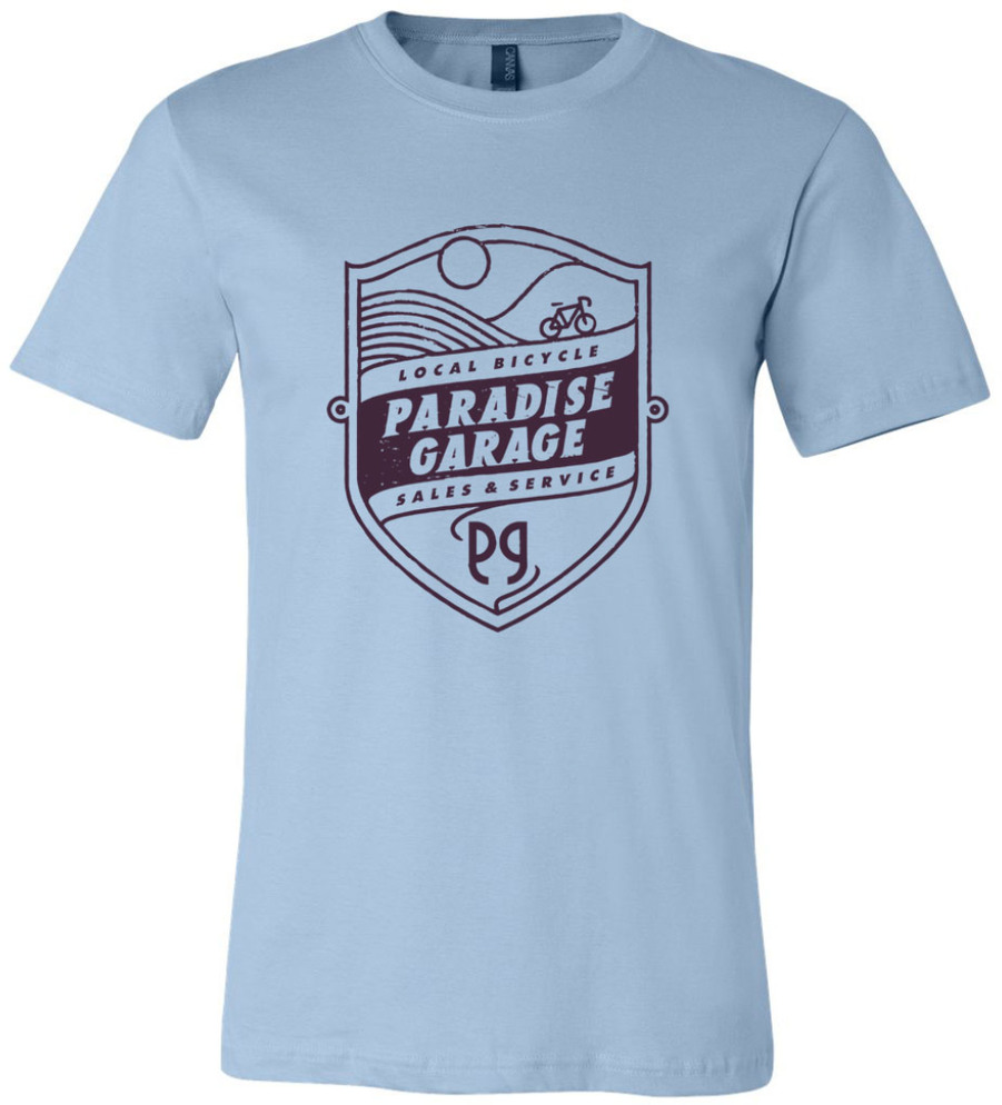 Paradise Garage PG Headbadge T-Shirt - Paradise Garage Bicycles
