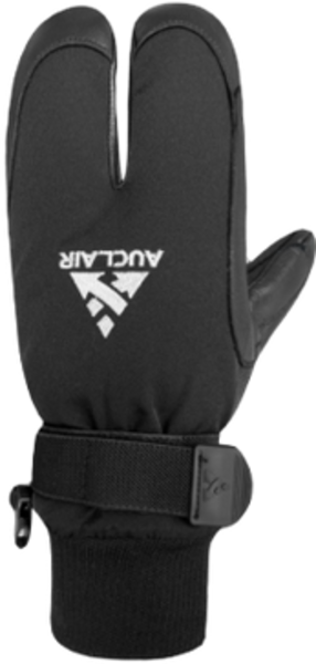 AUCLAIR WWPB GIGATEX 2 - 3-FINGERMITTS BLACK/BLACK NO LEAF