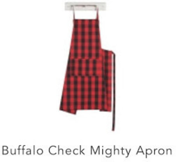 Danica Mighty Buffalo Check Chef Apron