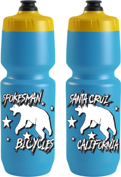  Spokesman Bicycles Bear Bottle 26oz Color: Prismatic Blue