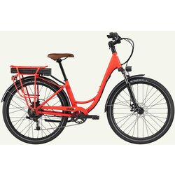 Charge Bikes Comfort E-bike Red One size Step Thru