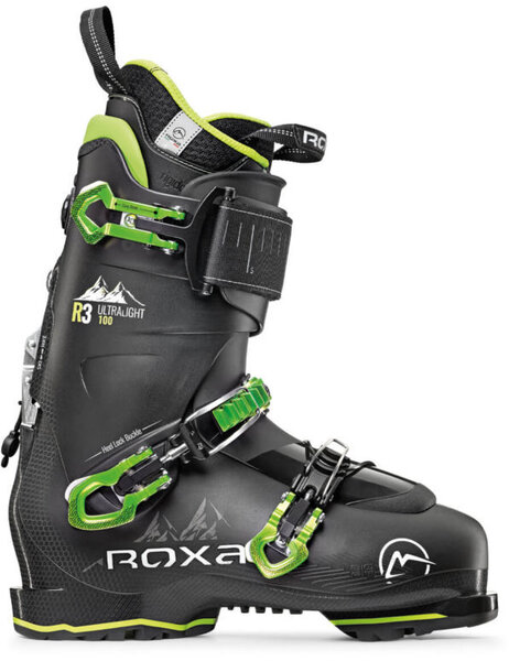 Roxa R3 100 Ski Boot Color: Black/Green