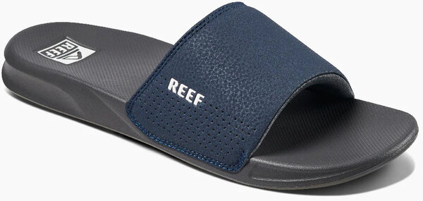 Reef Sandals One Slide Color: Navy/White