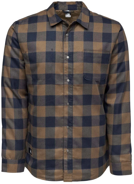 Flylow Clothing Sinclair Insulated Flannel Color: Night-Taro-Plaid
