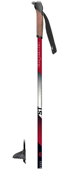 Alpina ST Plus XC Ski Pole Color: Red