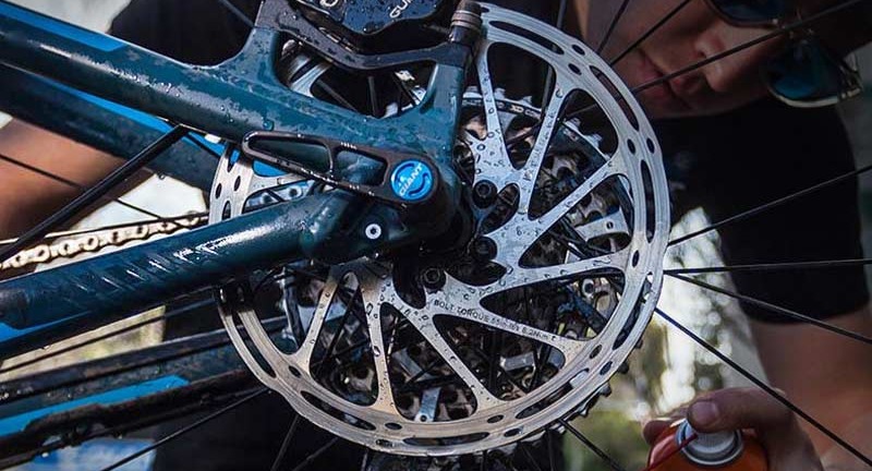 Bike wheel with disc brake