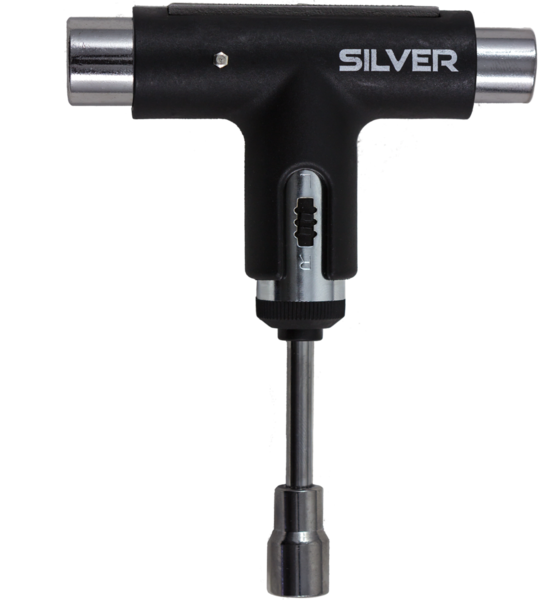 Silver Silver Skate Tool