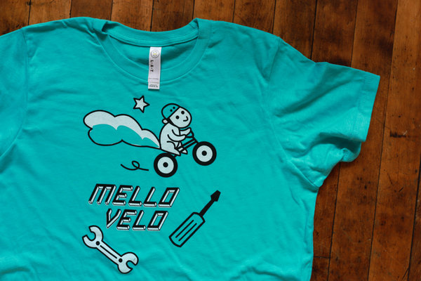 Mello Velo Squirrel & Wrench Little Shirt