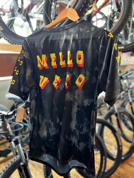 Mello Velo Black Dye ALL MOUNTAIN SS JERSEY Mello Velo Bicycle