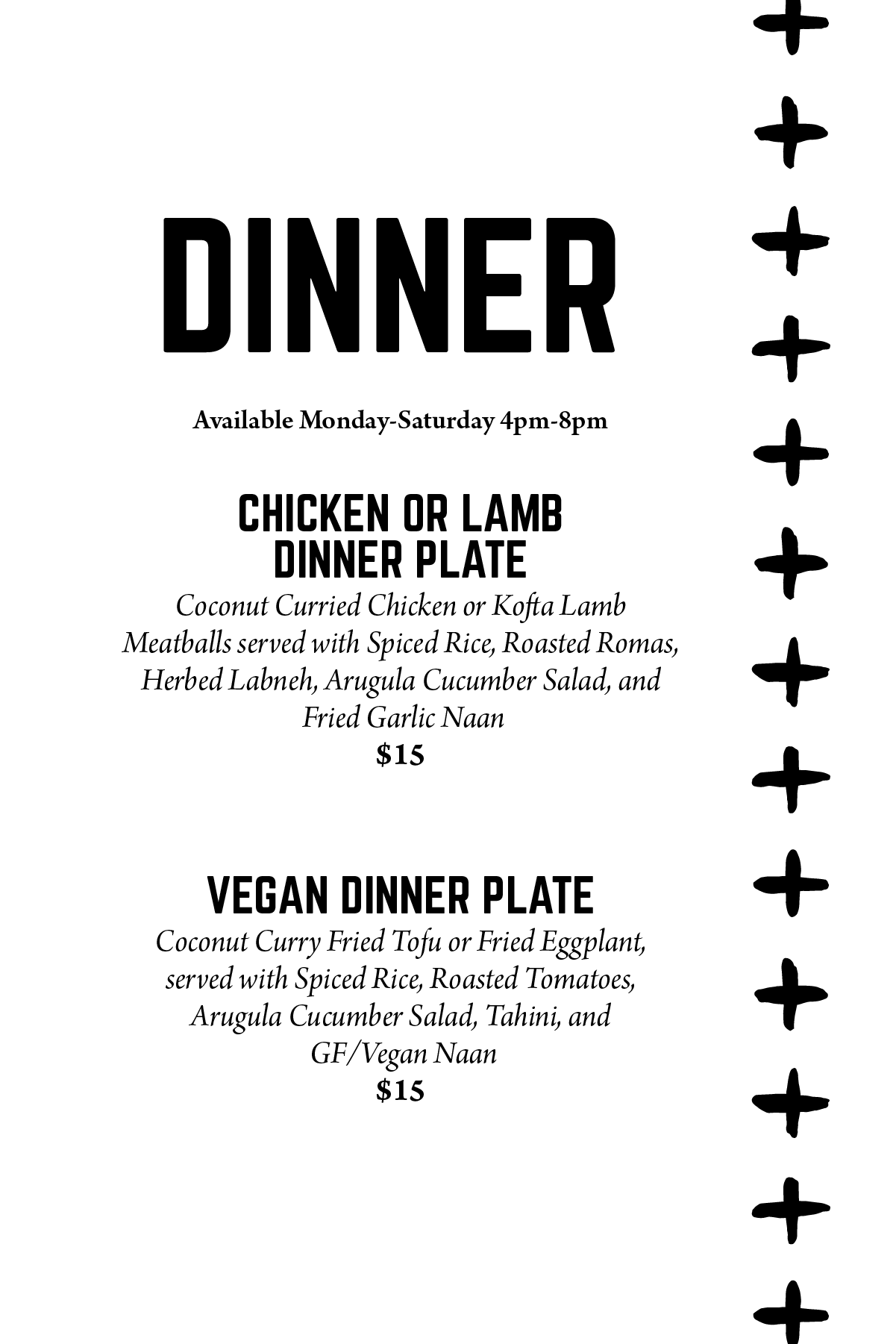 Cafe Menu Mello Velo Bicycle Shop & Cafe