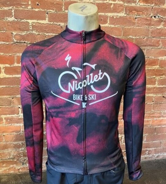 Nicollet Bike & Ski Gear Nicollet Bike and Ski Men's Thermal Long Sleeve Jersey