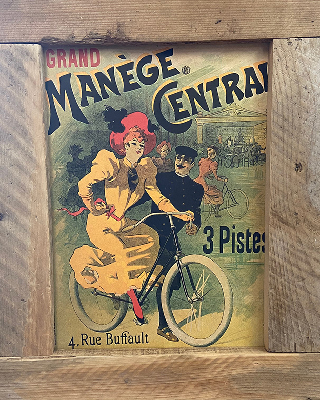 Historical cycling park poster