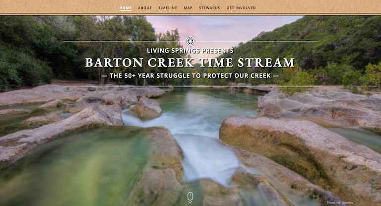 Barton Creek Time Stream.org