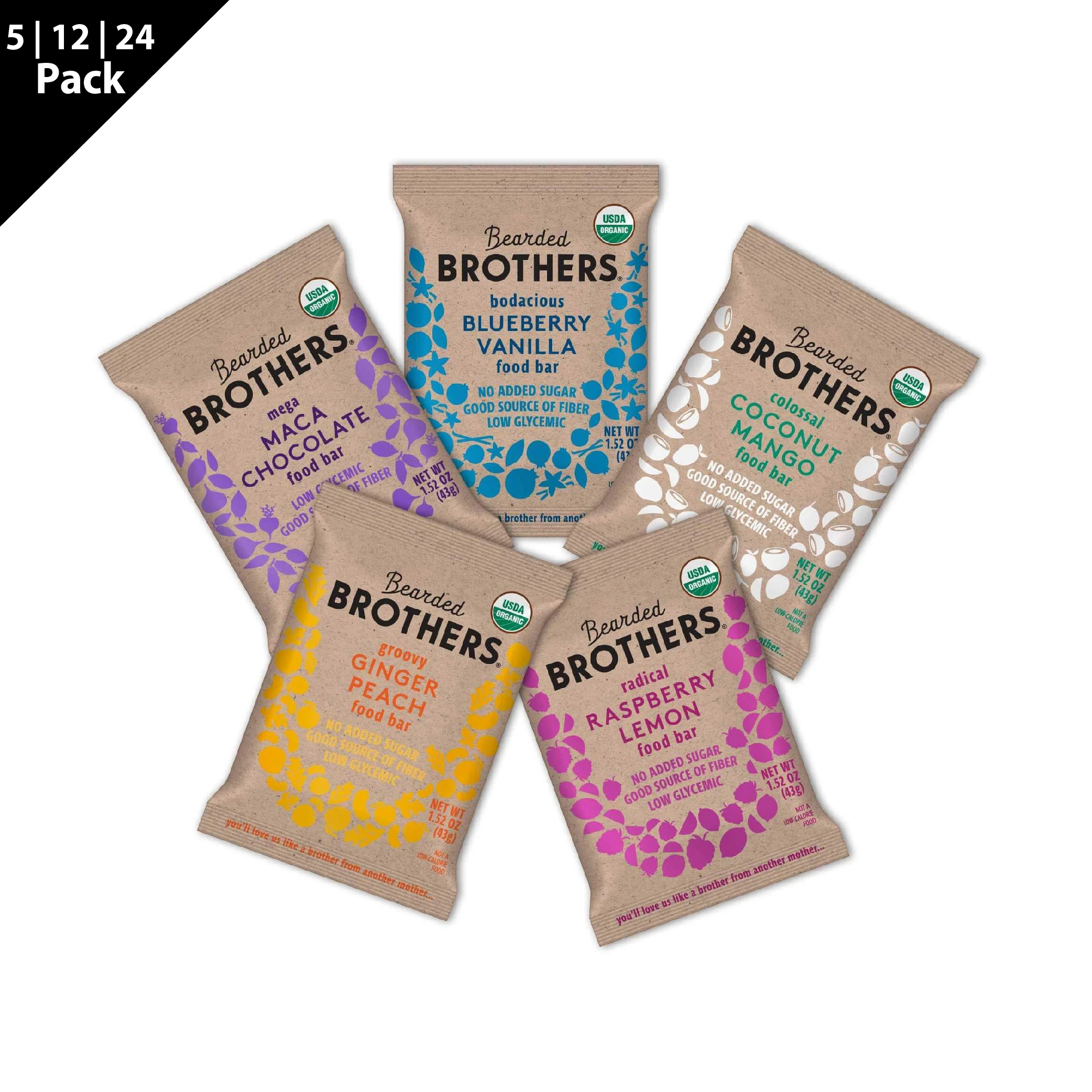 Bearded Brothers snack bar assortment