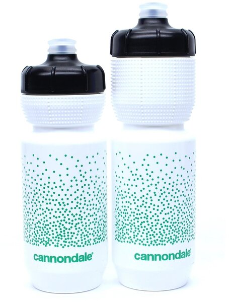Cannondale Gripper Water Bottle Bubbles White w/ Green 