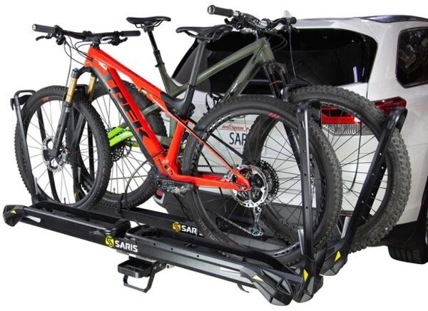 Logic Portabici Posteriore Per VW Polo Dal 1995, Trasporto Per 2 Biciclette, Rack Pieghevole Con Fissaggio A Clip
