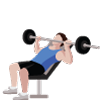Man On Bench Press