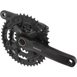 Shimano Alivio FC-MT210-3 Crankset - 175mm 9-Speed 44/32/22t Riveted Hollowtech II Spindle Interface