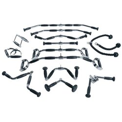 York Barbell Bar Club Cable Attachment Pack with Rack