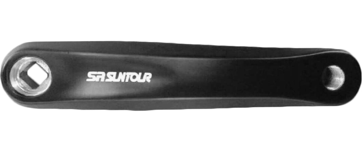 Pédalier SR Suntour XCE Ancien - 175mm - Carré Conique 5 Boulons - Pour VTT/vélo