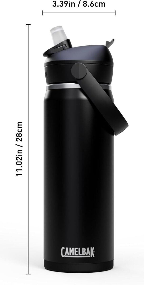 CamelBak Thrive™ Flip Straw 20oz Bottle, Insulated Stainless Steel