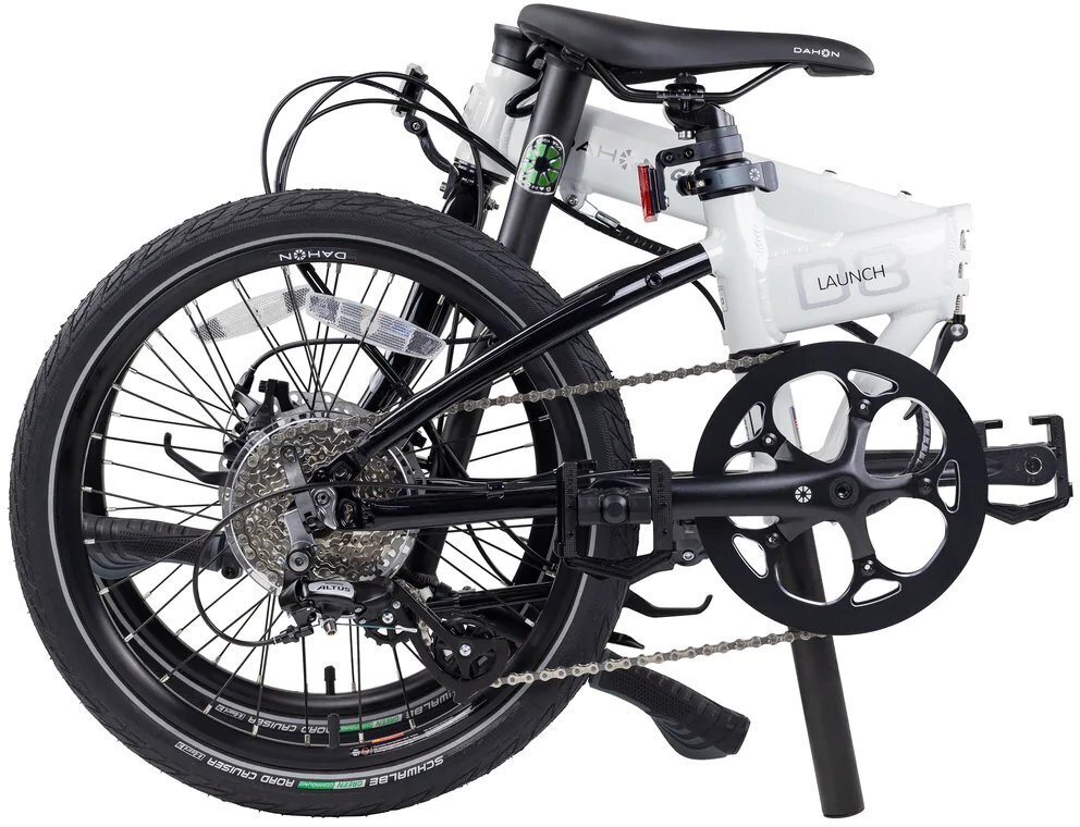Dahon LAUNCH D8 WHITE / BLACK - Martins Bike & Fitness