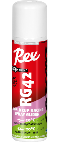 Rex RG42 Pink/Green Liquid Glide Wax 150mL