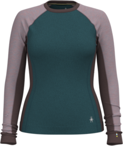 Smartwool Women's Classic Thermal Merino Base Layer Colorblock Crew Boxed