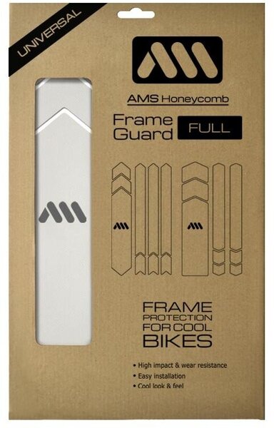 All Mountain Style Honeycomb Frame Guard FULL Clear/Silver