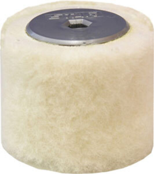 Star Ski Wax Thick Wool Fleece Rotary Brush (70mm x 22 mm) 