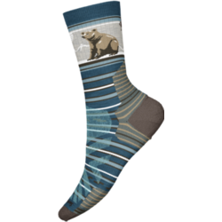 Smartwool Hike Targeted Cushion Bear Stripe Mid Crew Socks