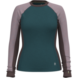 Smartwool Women's Classic Thermal Merino Base Layer Colorblock Crew Boxed