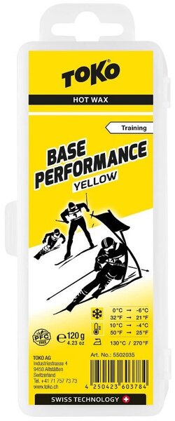 Toko Toko Base Performance Hot Wax 120g Color: Yellow
