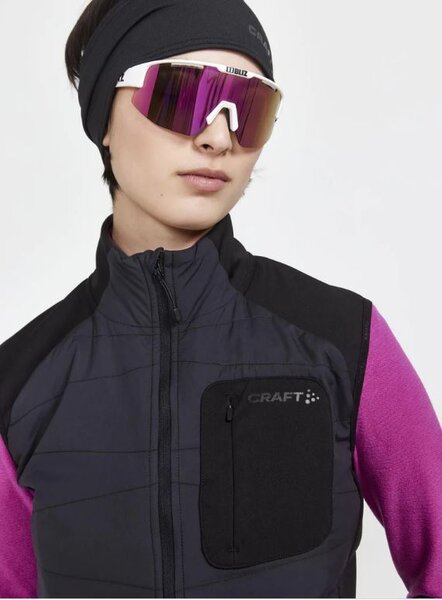 Craft Women's Core XC Ski Training Insulate Vest Color: Black