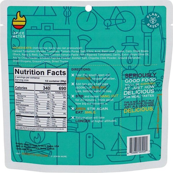 Good To-Go Smoked Three Bean Chili Size: 7 oz