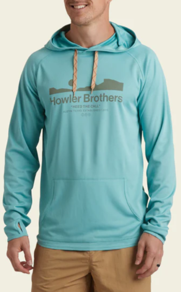 Howler Brothers Loggerhead Hoodie Color: Nile