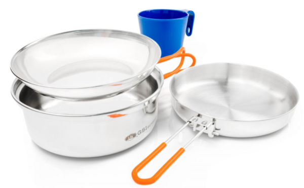 GSI OUTDOORS Glacier Stainless 1 Person Mess Kit