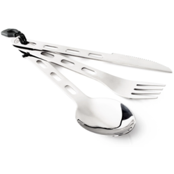 GSI OUTDOORS Glacier Stainless 3 PC. Ring Cutlery